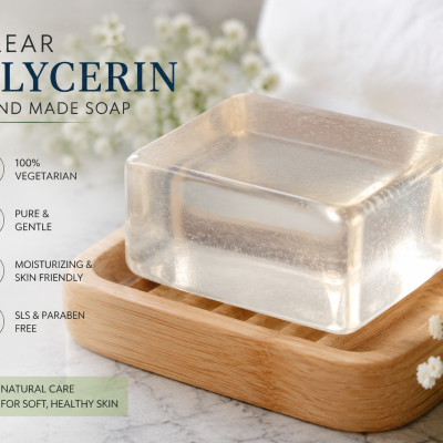 unscented glycerin soap
with Hyaluronic acid